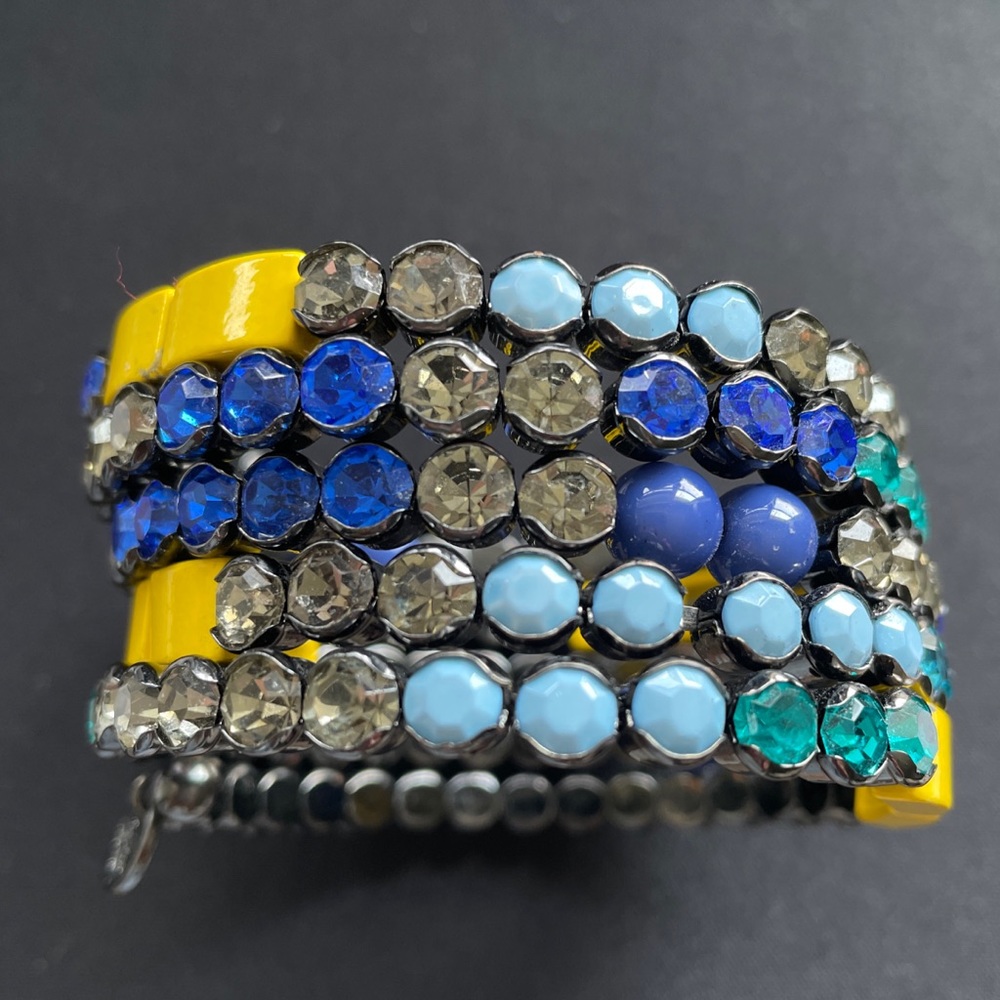 Juicy Couture Rhinestone Coil Bracelet - Picture 2 of 9